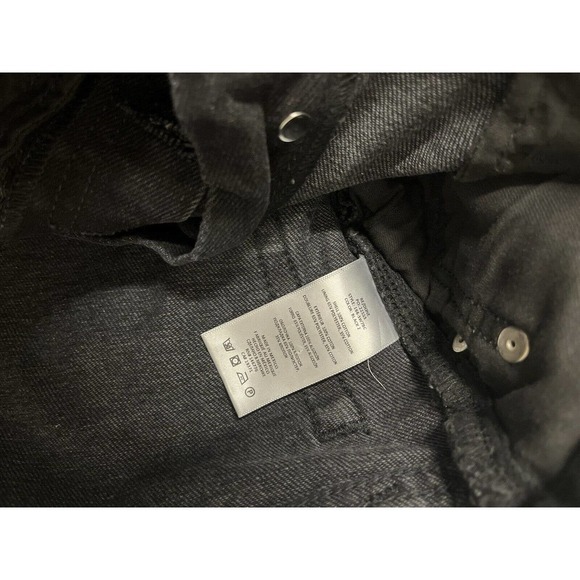 RE/DONE 90s High Rise Loose Jeans Size 29 Button fly Black 2 STYLE 166-3W7BC - Picture 7 of 12